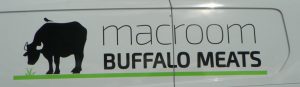 Macroom Buffalo Meats logo on delivery van.