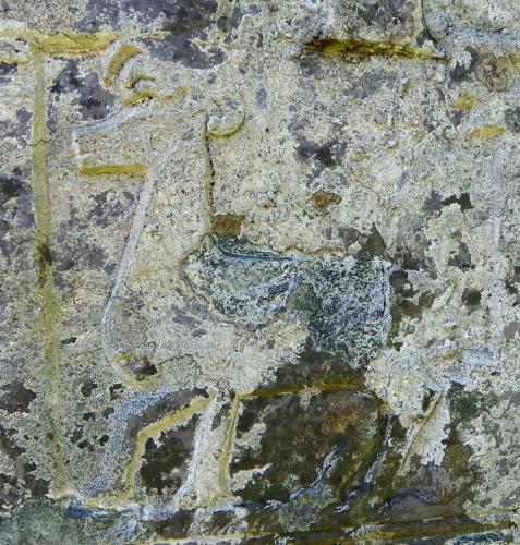 Detail of hand-carved 19th century headstone